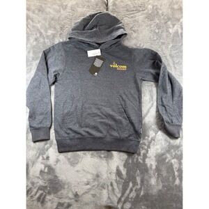 Volcom Stone Big Youth Charcoal Heather Graphic Pullover Hoodie NWT